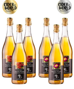 Freisteller-mit-CiderWorld-Award-Probierpaket-klein-Paradies-Prickler-Apfel-Rosenblüte-und-Mostbirne-Eberesche-